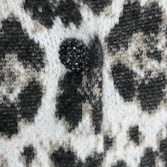 Zara Leopard Cardigan with Beaded Neckline - Picture 8 of 8